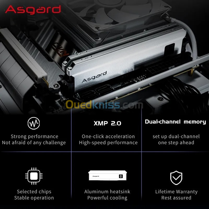 Ram  16g (8g*2) DDR4 *3600mhz* (ASGARD)