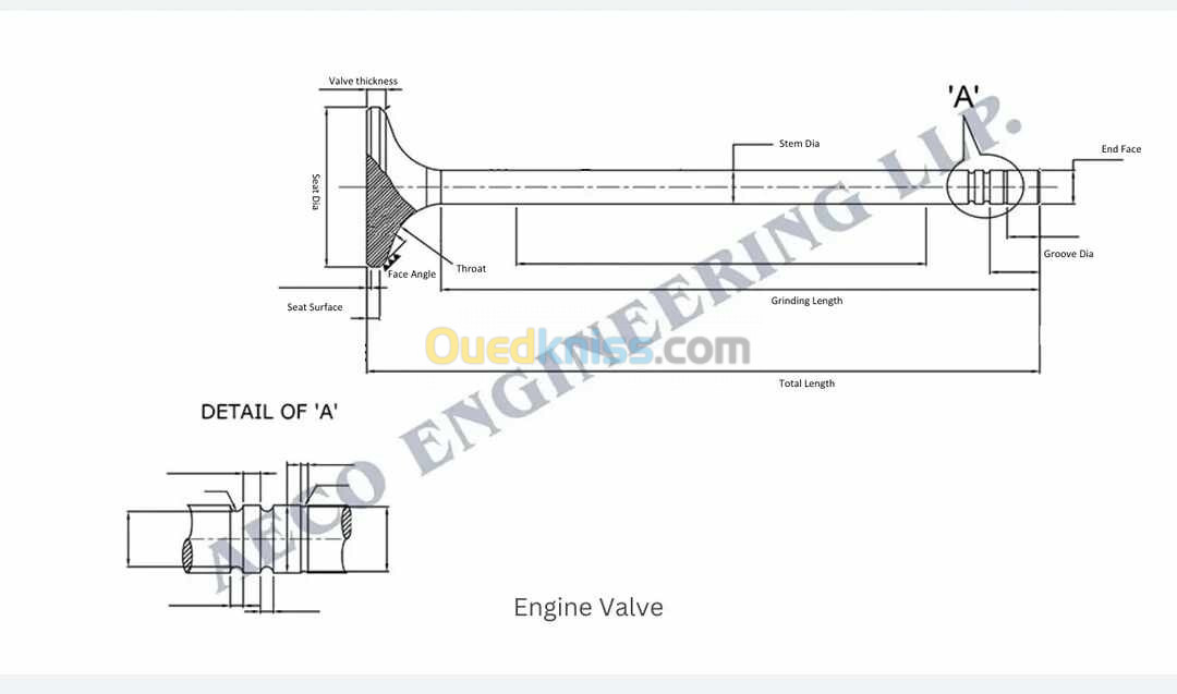 Soupape moteur Arrow