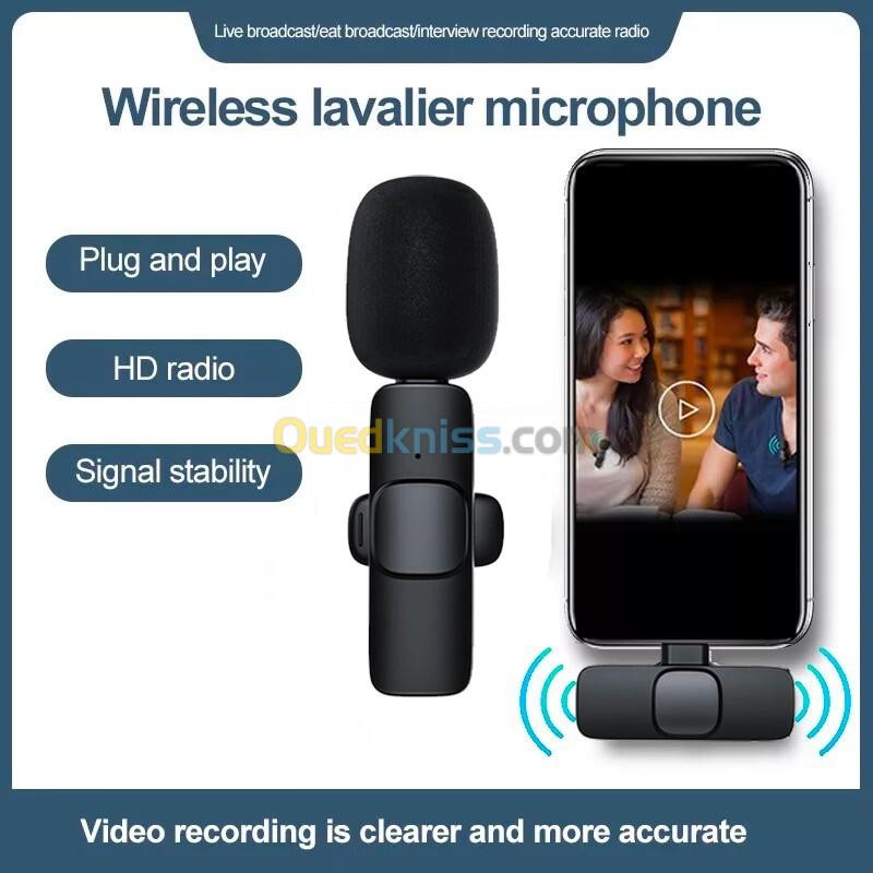 دوبل ميكروفون لاسلكي K9 WIRLESS MICROPHONE