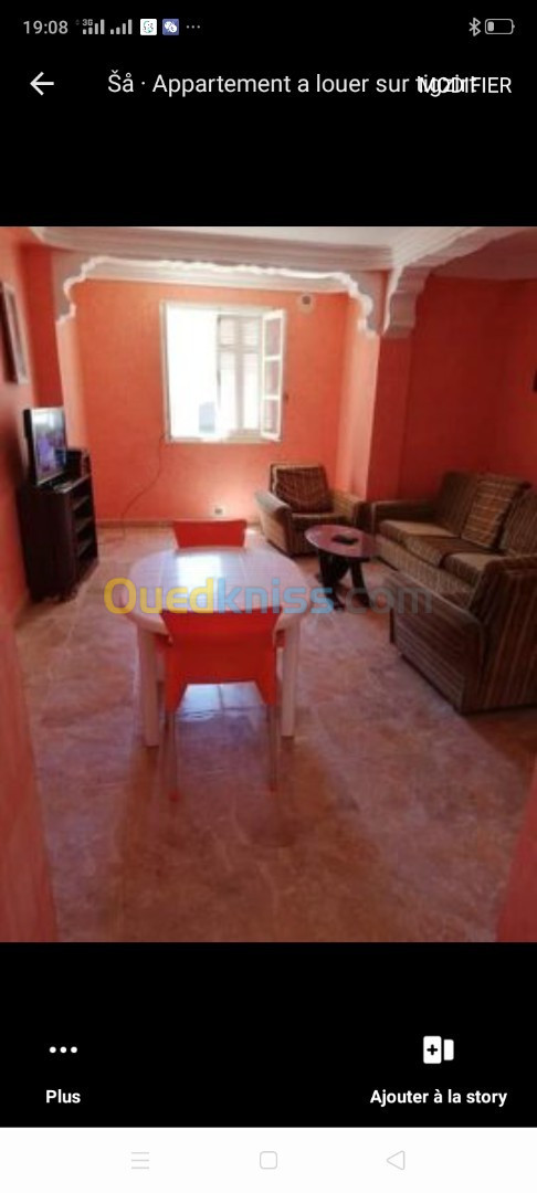 Location vacances Appartement F3 Tizi ouzou Tigzirt