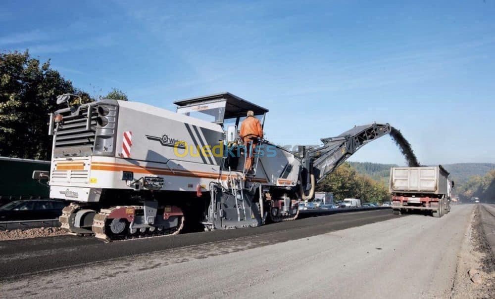 Travaux De Fraisage Chaussée , Routière