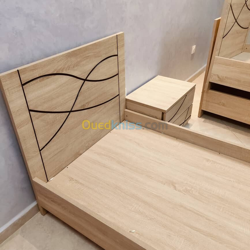 Lits bois MDF importation High Quality سرير