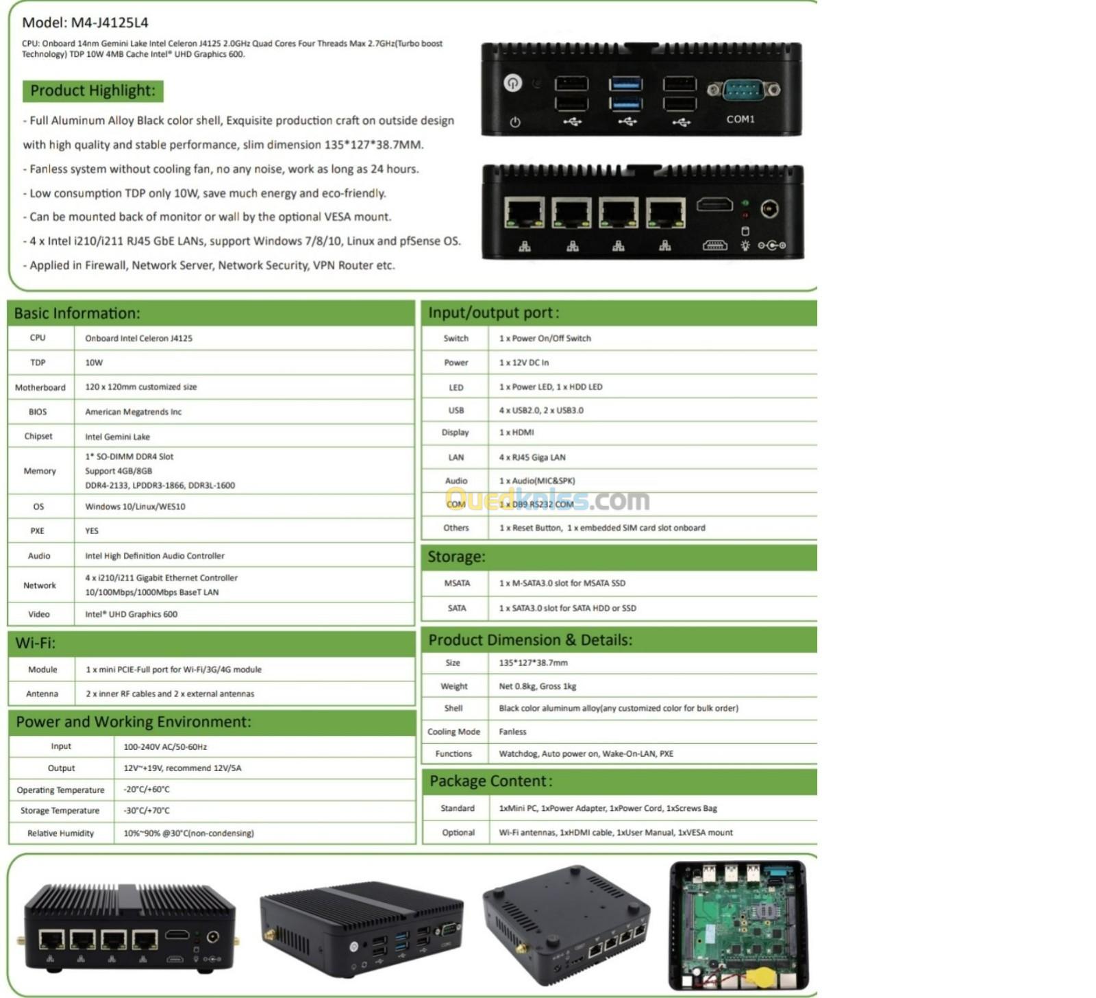 Mini PC Firewall-PFsense -