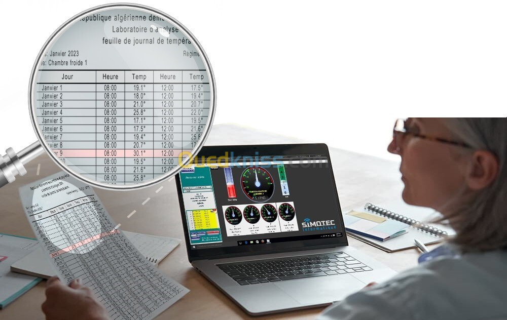 Solution professionnelle de suivi de la température et de l'humidité à distance