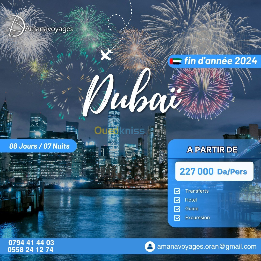 Dubai fin d'année  2025