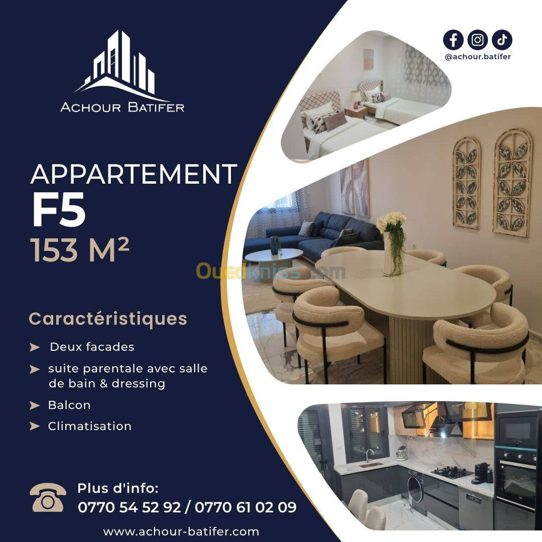 Vente Appartement F5 Oran Oran