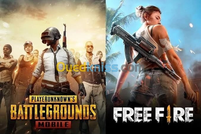 Recharge FREE FIRE | PUBG MOBILE UC| شحن جواهر فري فاير وببجي