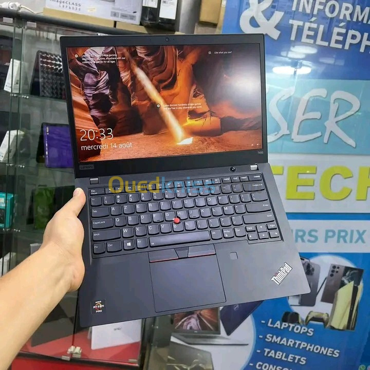  Lenovo Thinkpad T495 AMD RYZEN 7 3700U Vpro Avec Carte Graphique RADEON VEGA 10 #2GB dédié.