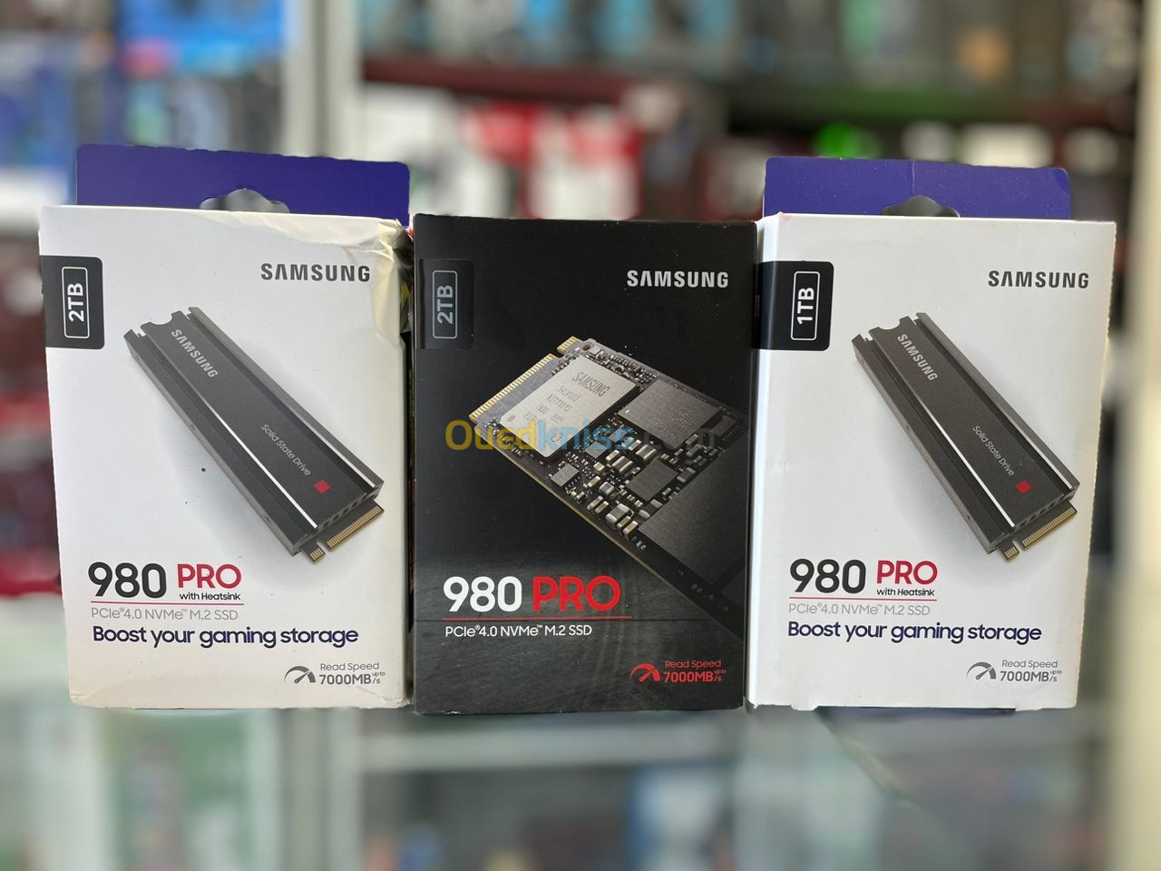 Samsung SSD 980 PRO M.2 PCIe NVMe 1 To avec dissipateur Disques SSD