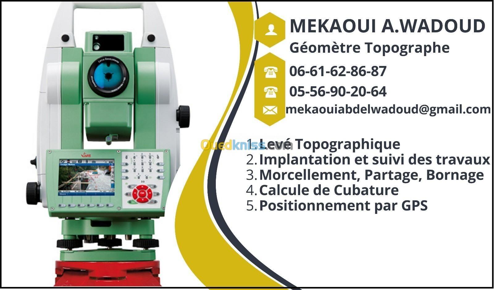 "Services Topographiques Complets et Précis pour Tous Vos Projets