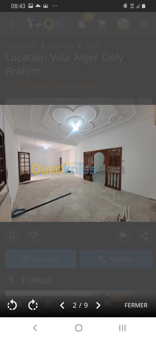 Location Villa Alger Dely brahim