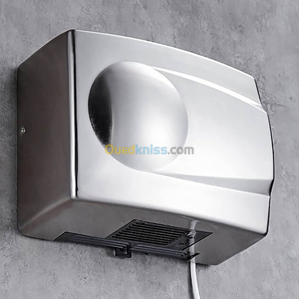 sèche-mains automatique en acier inoxydable