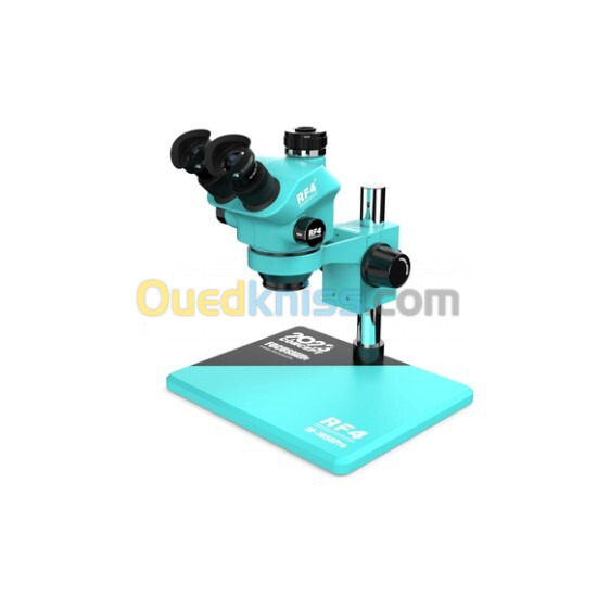 MICROSCOPE SYNCHRONE TRINOCULAIRE RF4 RF-7050PRO 7-50X AVEC LUMIÈRES LED