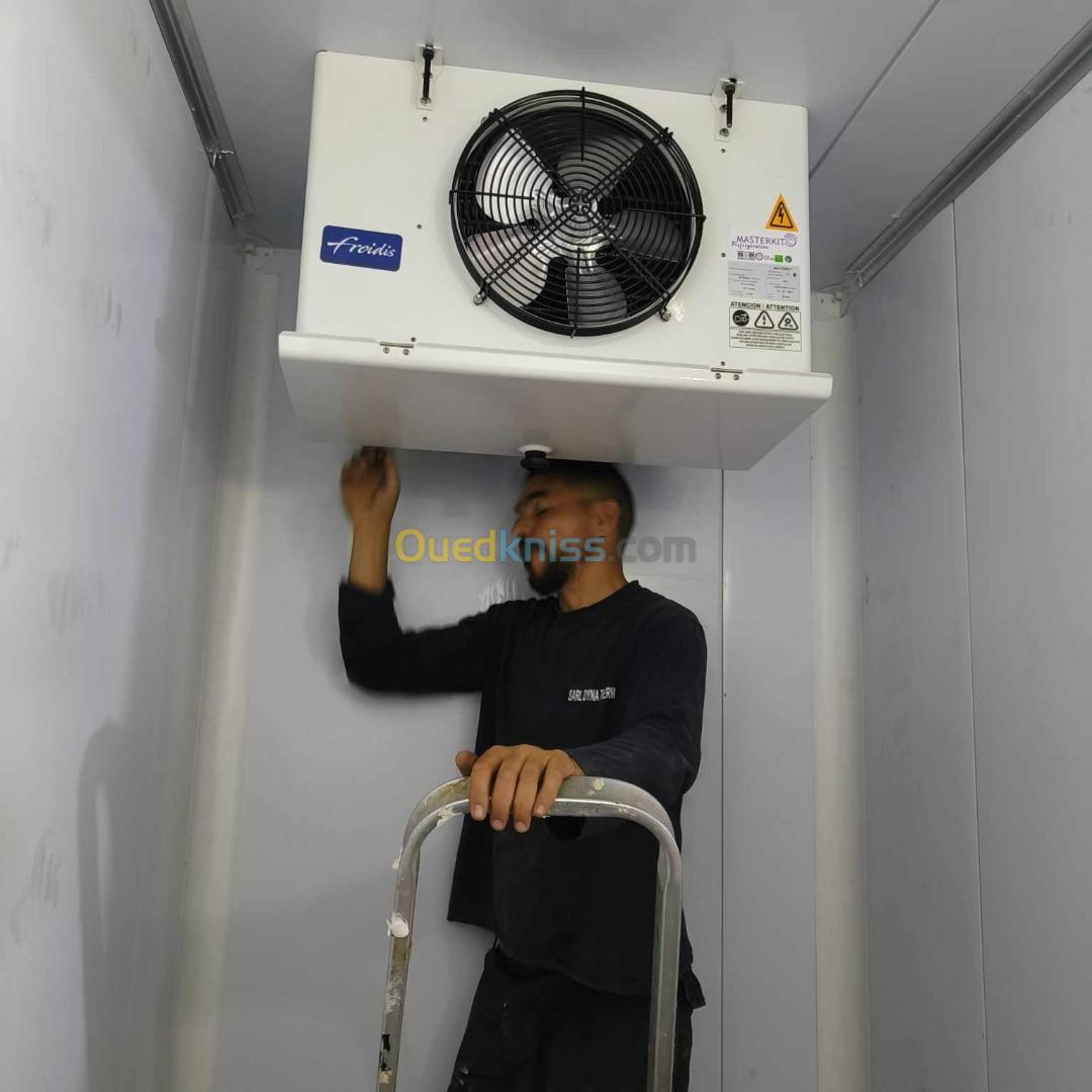 AMIR Clim montage répartition froid climatisation HVAC chambre froide électricité industrielle 