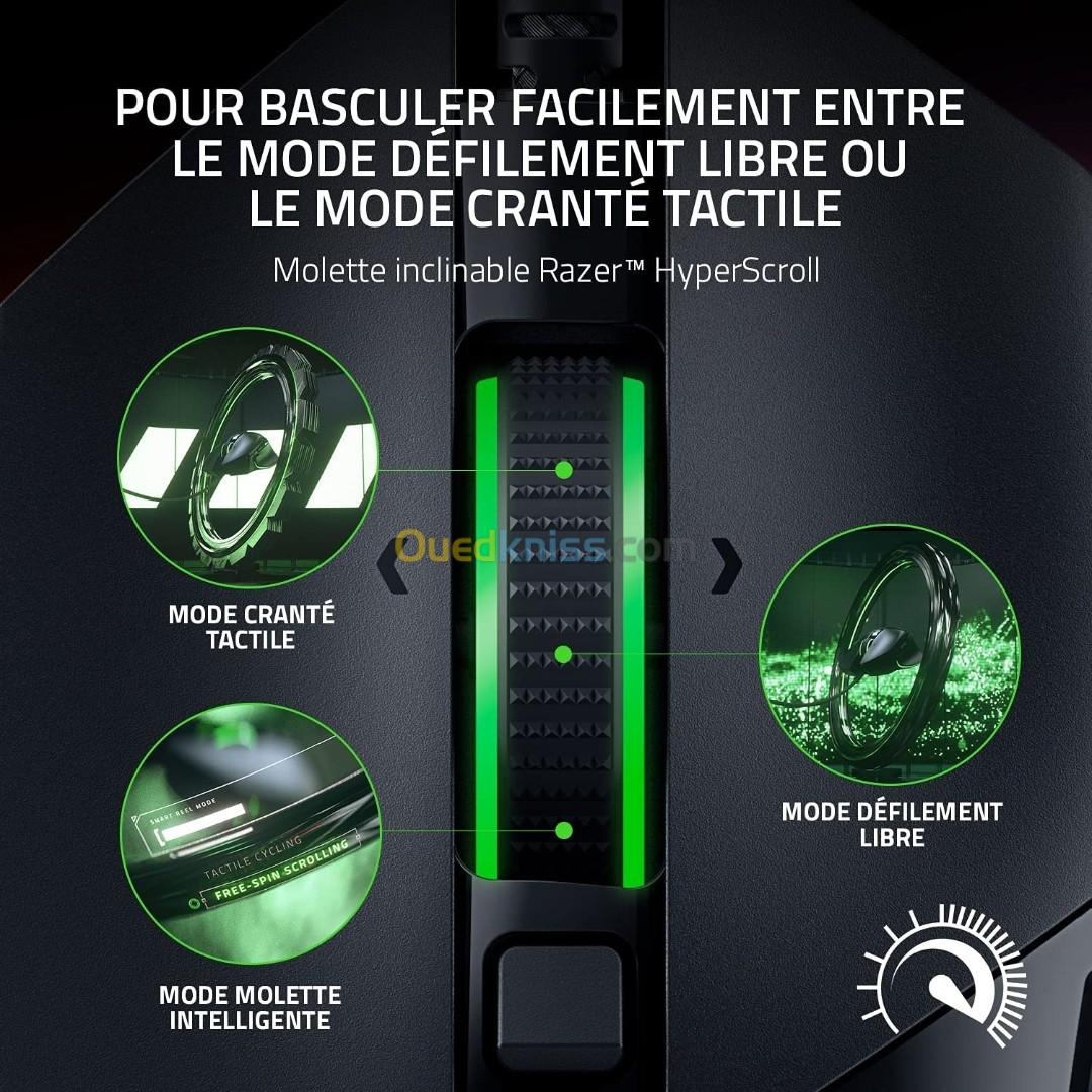 Razer Basilisk V3 Souris Gaming Filaire (10+1 Boutons , Molette HyperScroll Tilt,  + 26K DPI) Noir