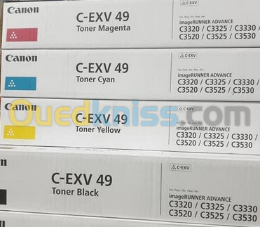 Pack Toner Original CANON C-EXV 49 pour Canon IR ADV  C33xx & 35xx & 38xx Series