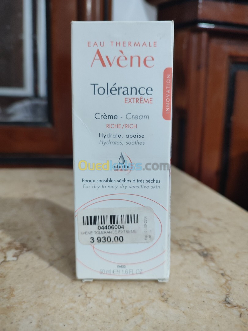 Crème Avène tolérance 