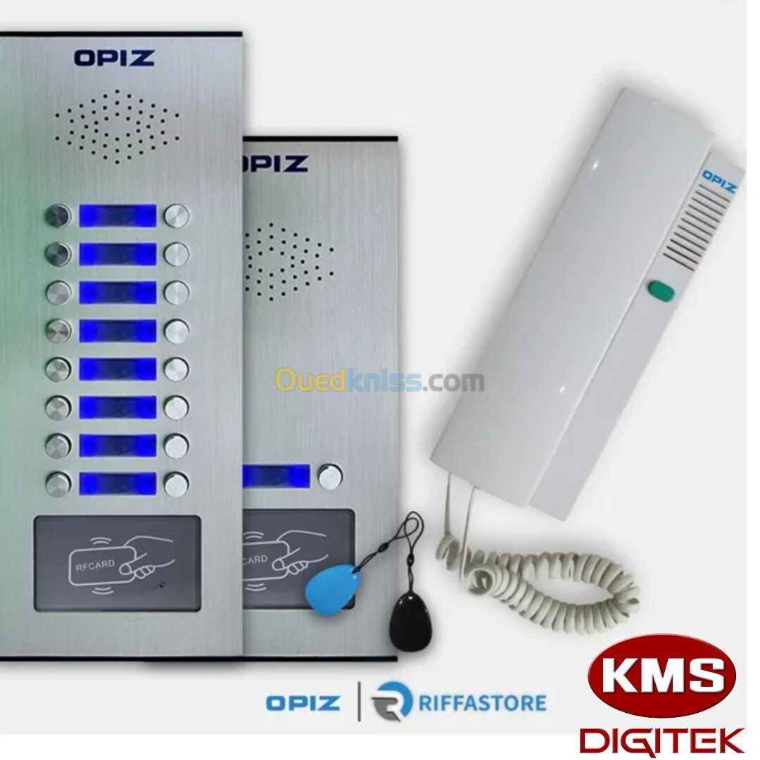 Interphone D4 (opiz) pour appartements collectifs