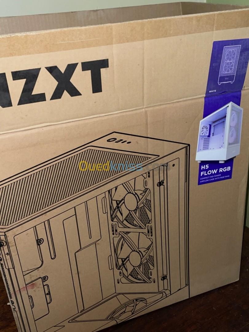 nzxt h5 flow rgb white 