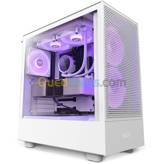 nzxt h5 flow rgb white 