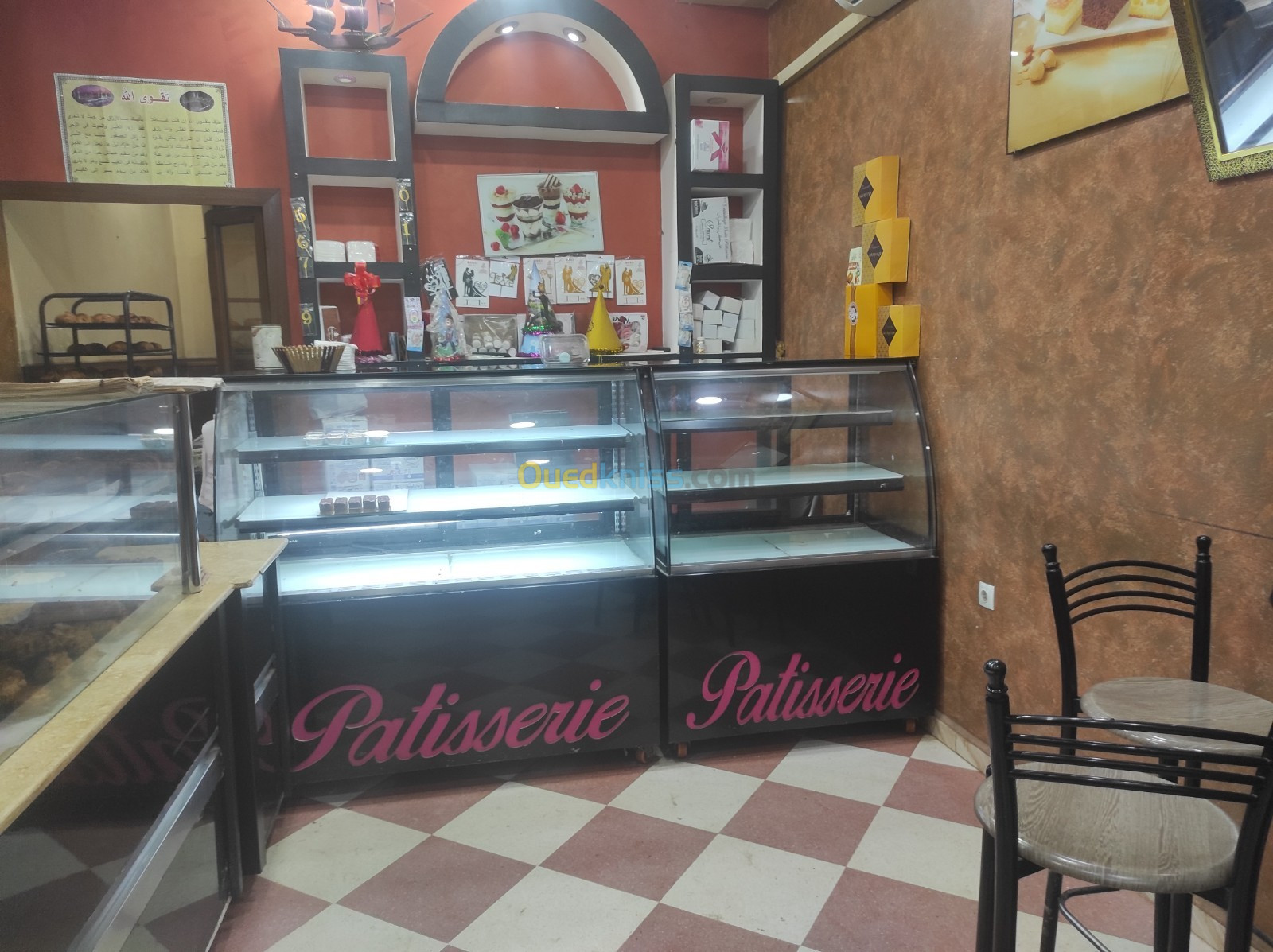 Frigo presentoir pâtisserie 