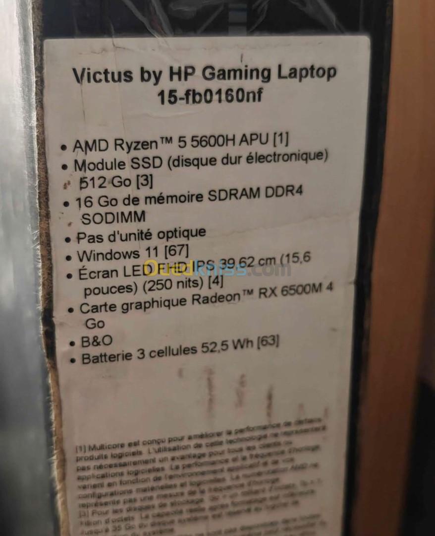 HP Victus 15.6 pouces Ryzen 5 5600H