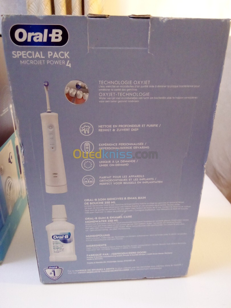 HYDROPULSEUR OXIJET ORAL B sans fil 