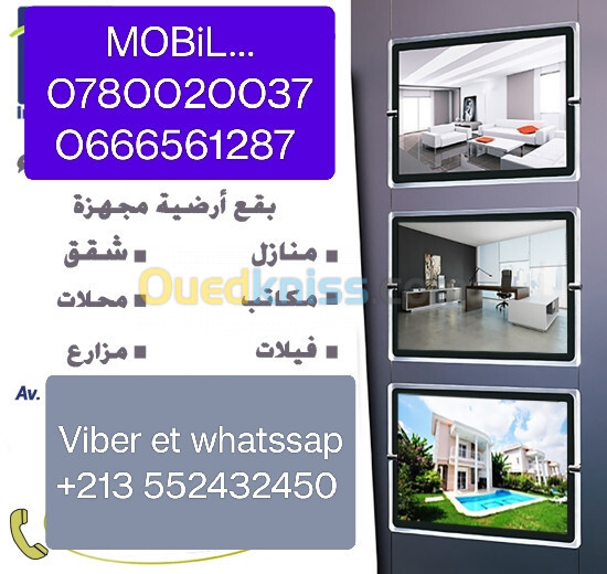 Cherche achat bien immobilier Alger Draria