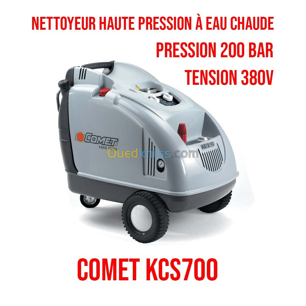 Nettoyeur haute pression à eau chaude Comet KCS700