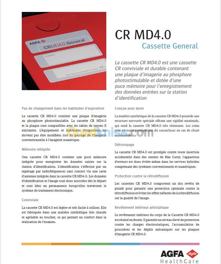 Cassette de radiologie AGFA pour CR35-X