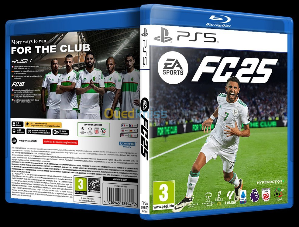 Jaquette EA SPORTS FC 25 Algeria theme (PS5)