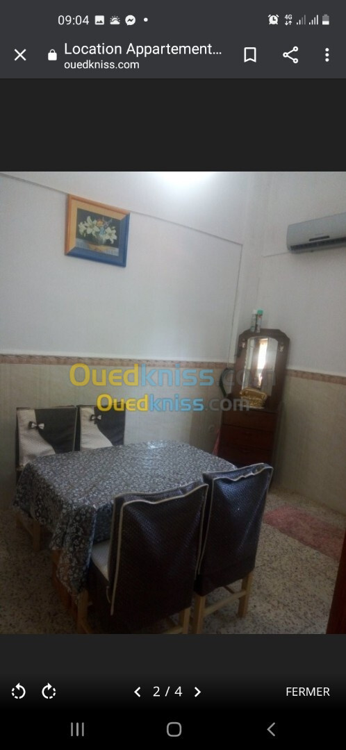 Location Appartement F2 Tipaza Tipaza