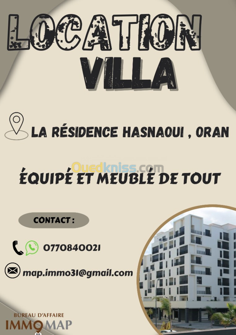 Location Villa Oran Bir el djir