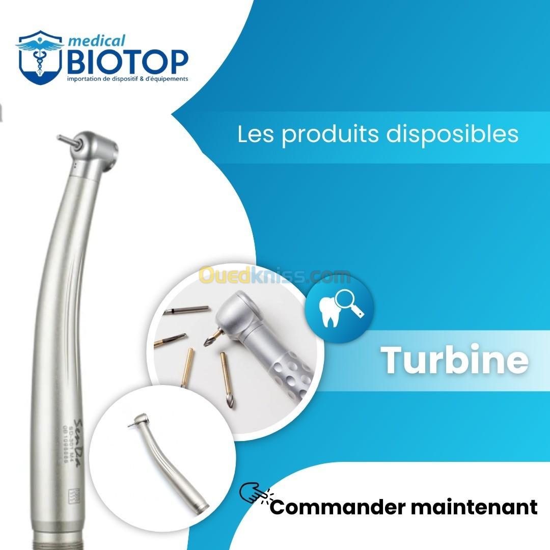 Pièce à main, contre angle, turbine, turbine chirurgical 