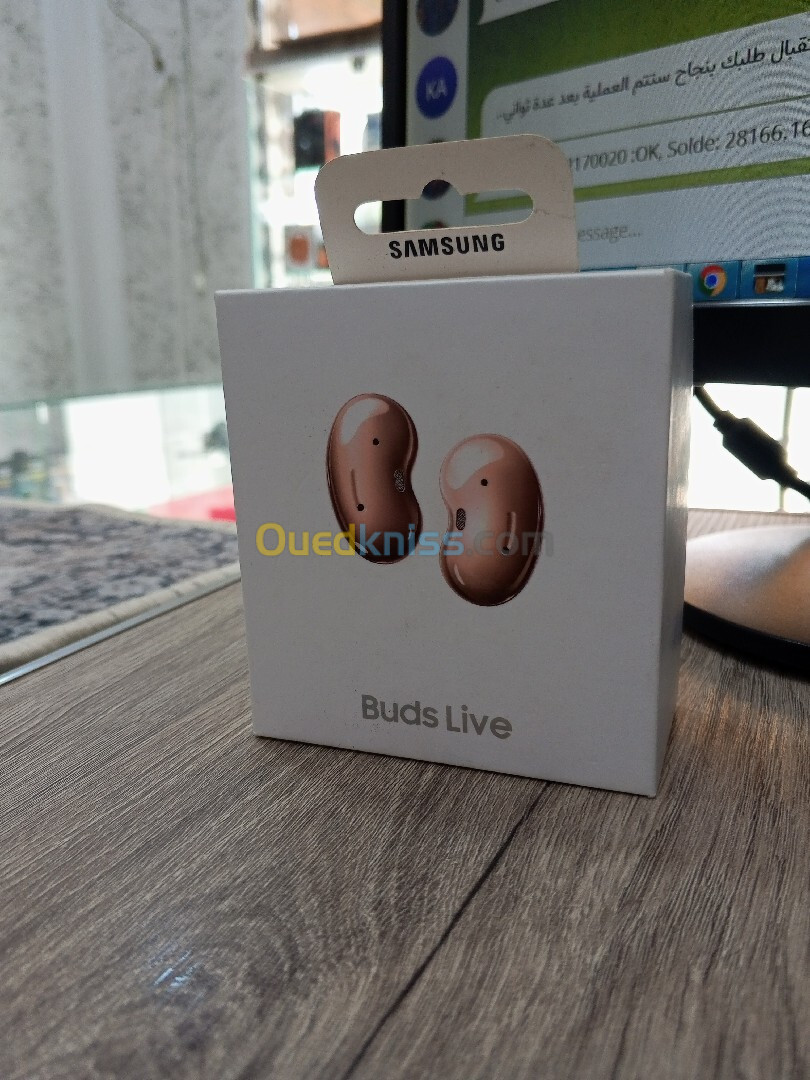 كتمان بلثوث Écouteurs Bluetooth SAMSUNG  Galaxy Buds Live