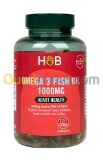 Holland & Barrett oméga 3 1000mg120 gélules Royaume-Uni أوميغا 3 1000مغ صنع المملكة المتحدة