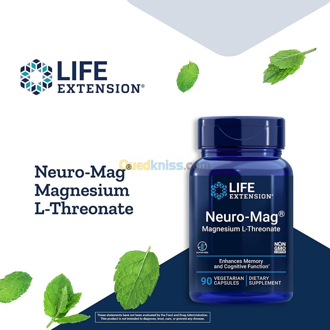 Life Extension, Neuro-Mag, L-threonate de magnesium, 90 capsules végétariennes
