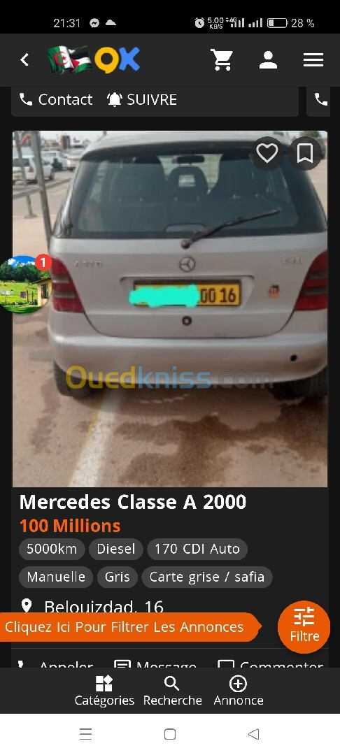 Mercedes Classe A 2000 Classe A