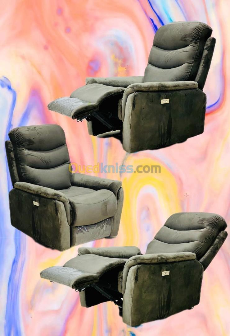 Fauteuil de relaxation inclinable électrique 