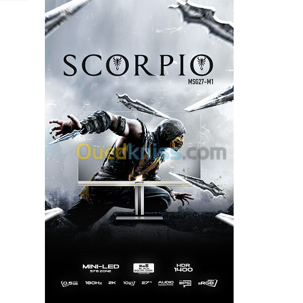 MATOS SCORPIO MSG27-M1 180HZ 2K IPS HDR1400 MINI LED