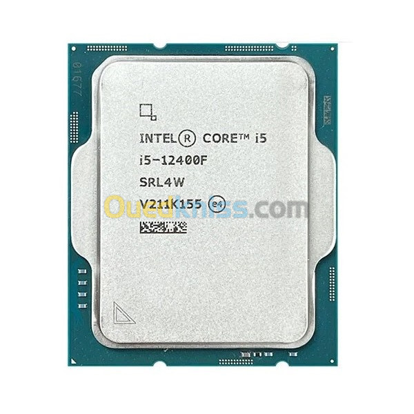 INTEL 1700 I5 12400F 6 COEURS 12 THREADS 3.30 GHZ 18MO CACHE 65W TRAY 