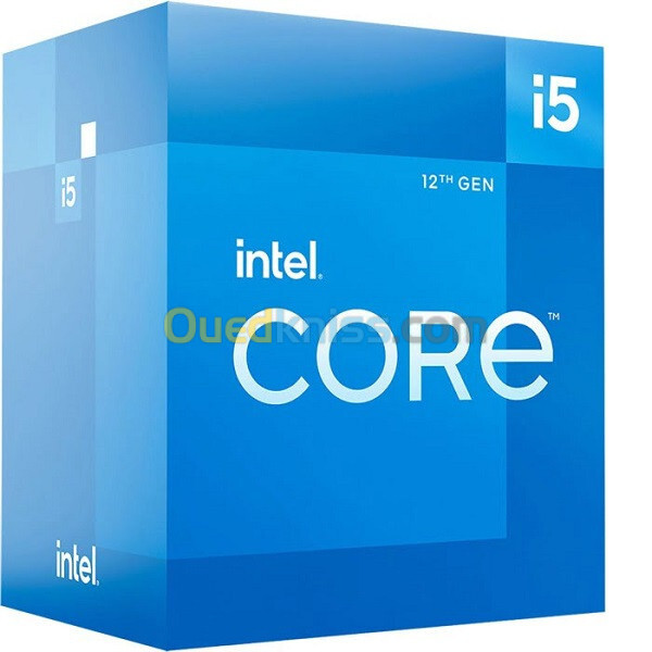 INTEL 1700 I5 12400 6 COEURS 12 THREADS 3.30 GHZ 18MO CACHE 65W 