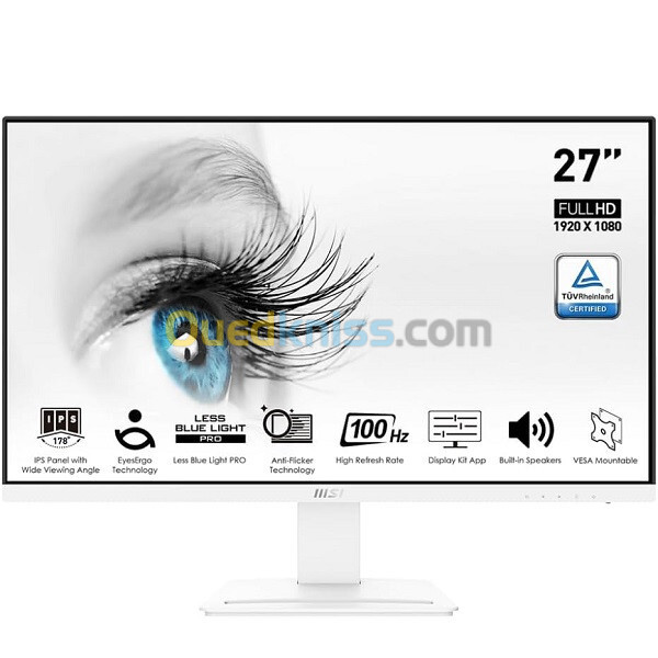 MSI 27 FHD IPS 100HZ 1MS PRO MP273AW WHITE TVD 