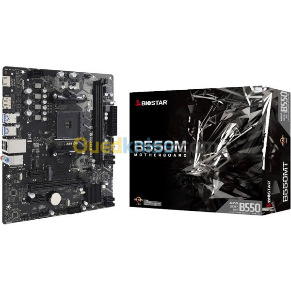 AMD SOCKET AM4 B550 BIOSTAR B550MT MICRO ATX 