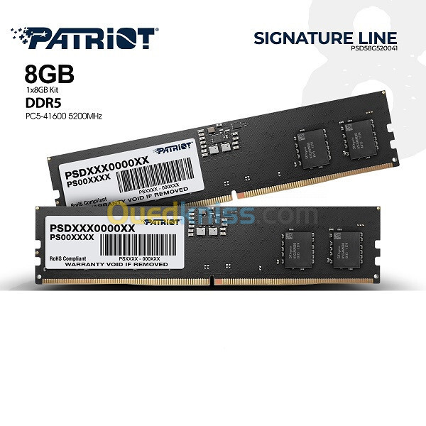 PATRIOT DDR5 8GO CL40-5600 MHZ-CL40 