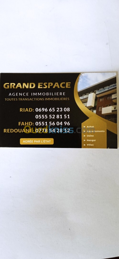 Vente Appartement F3 Boumerdès Boudouaou