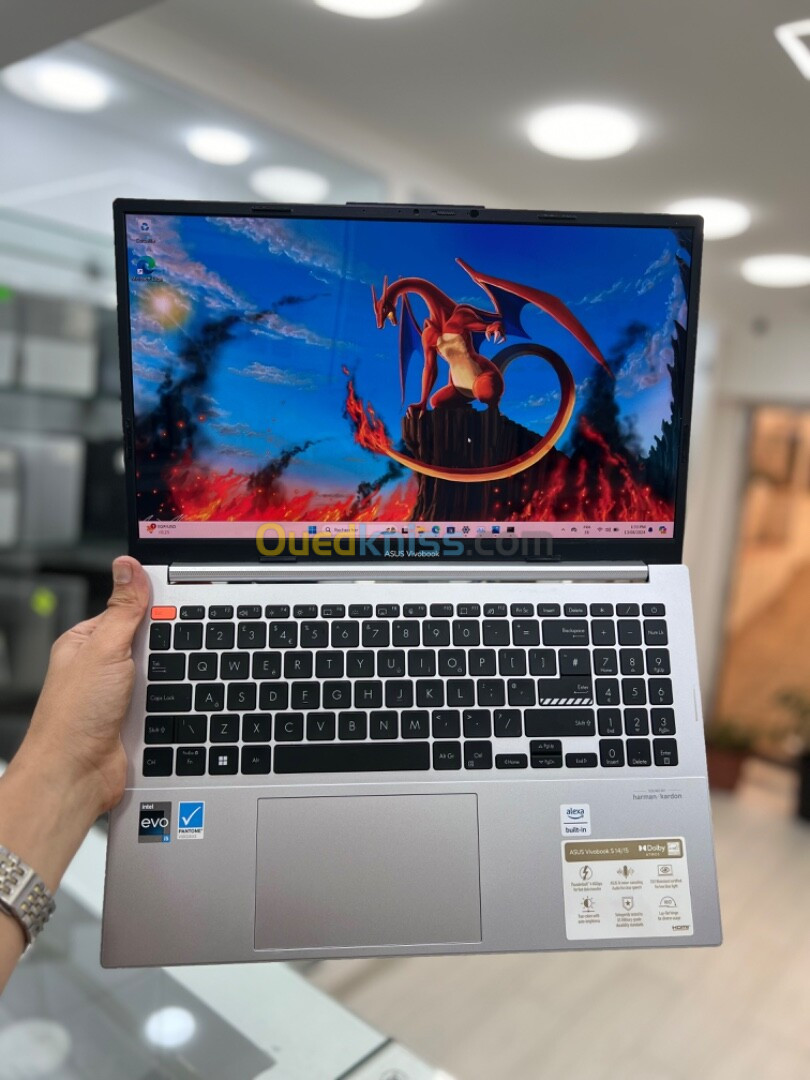 ASUS VIVOBOOK I5-13TH PROCESSEUR H 15.6'' 16RAM 512SSD ARC A350M 04GB DÉDIÉE  BATTERIE +5HEURES