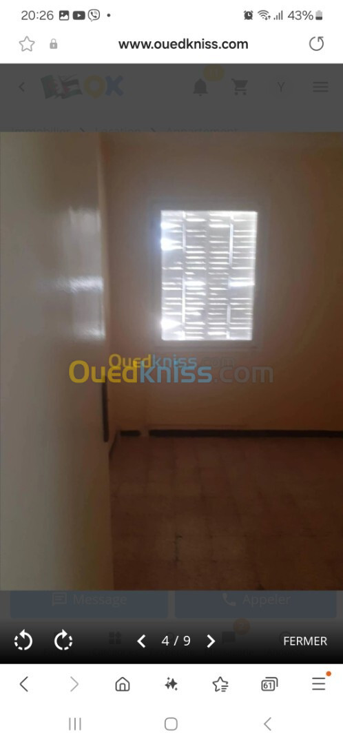 Location Appartement F3 Sétif Setif