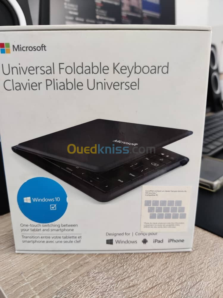 Clavier Microsoft pliable universel