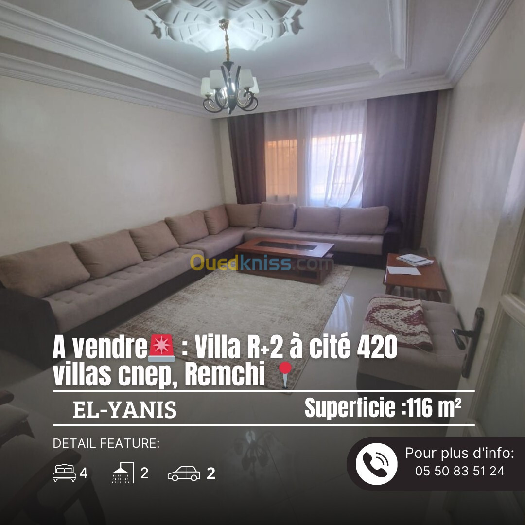 Vente Villa Tlemcen Remchi